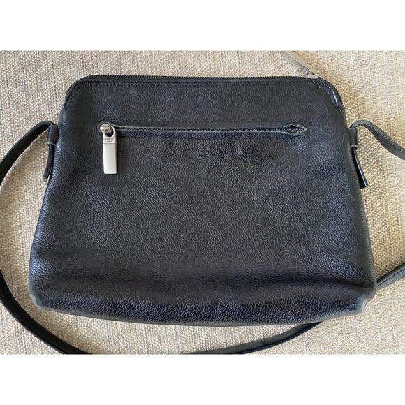 Lamarthe Paris vintage leather black crossbody bag - Picture 3 of 14